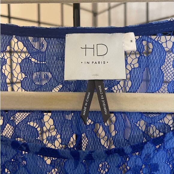 Anthropologie HD Design in Paris Lace Dress ONLY Sz M - Picture 3 of 4